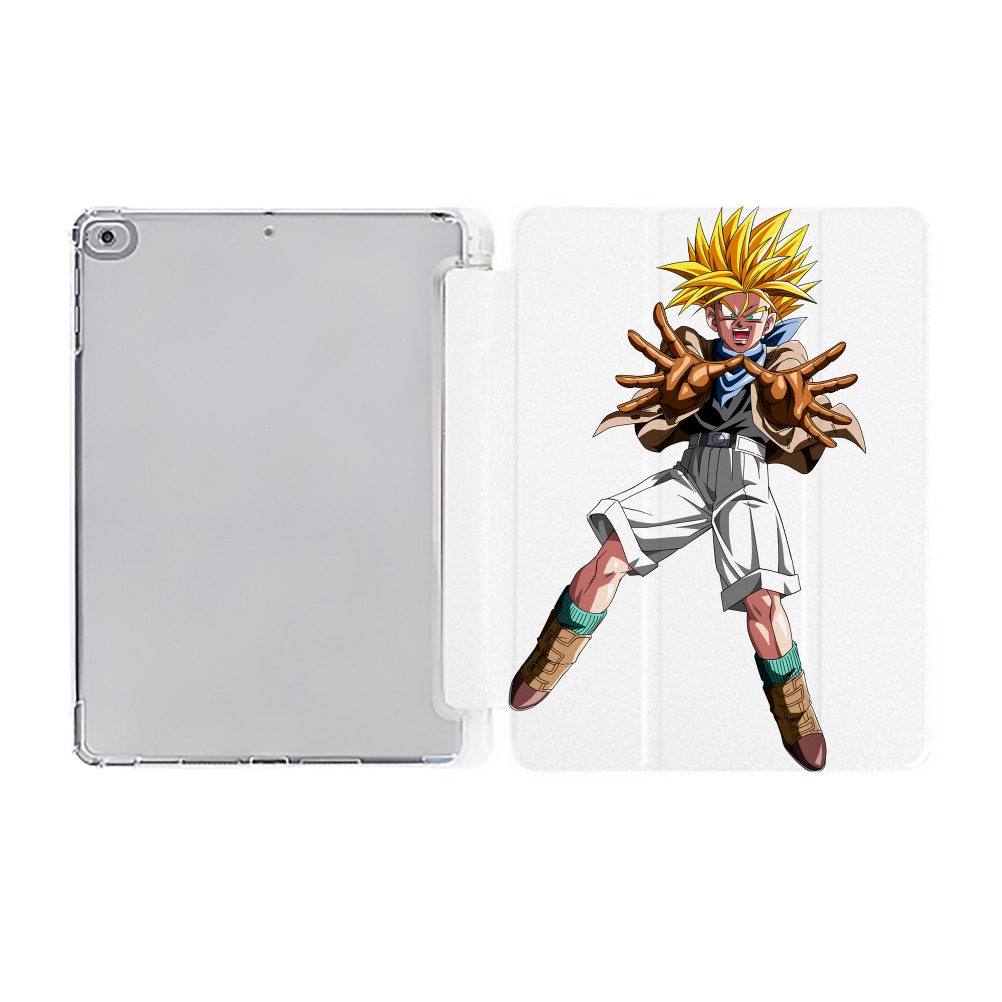 （画像用） ドラゴンボール DRAGON BALL IPad ケース ペン収納付き 三つ折りスタンド PUレザー×シリコン 対応機種9.5/10.5/10.9インチ